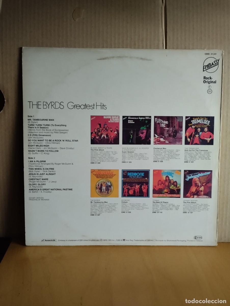 Discos de vinilo: THE BYRDS ---- GREATEST HITS - Foto 2