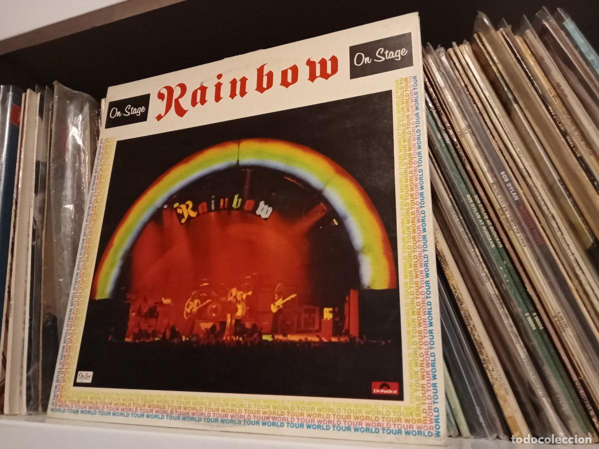 Discos de vinilo: Rainbow &lrm;&ndash; On Stage - lp Italy 1977 - Foto 1