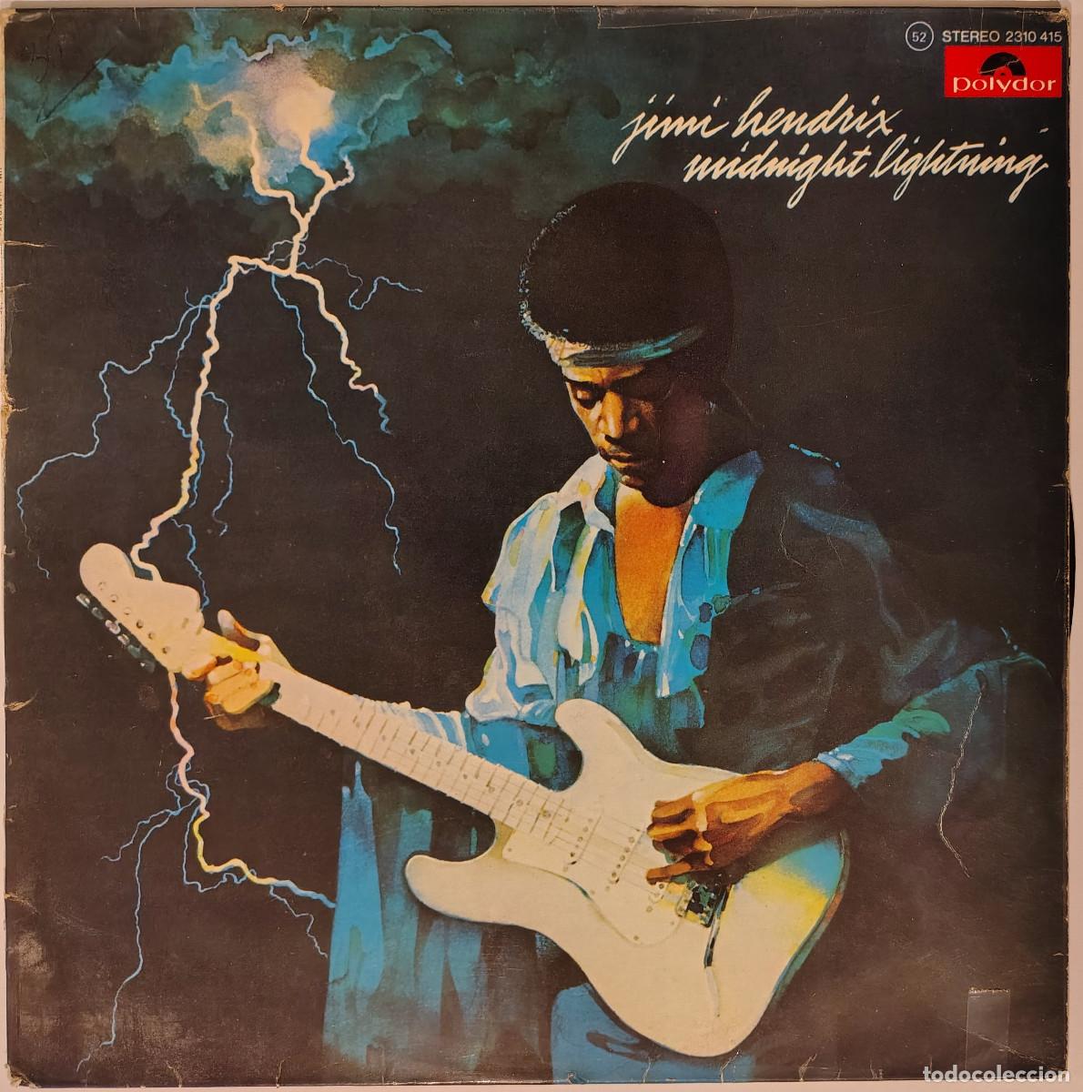 Discos de vinilo: Jimi Hendrix. Midnight lightning. Polydor, Spain 1975 LP - Foto 1