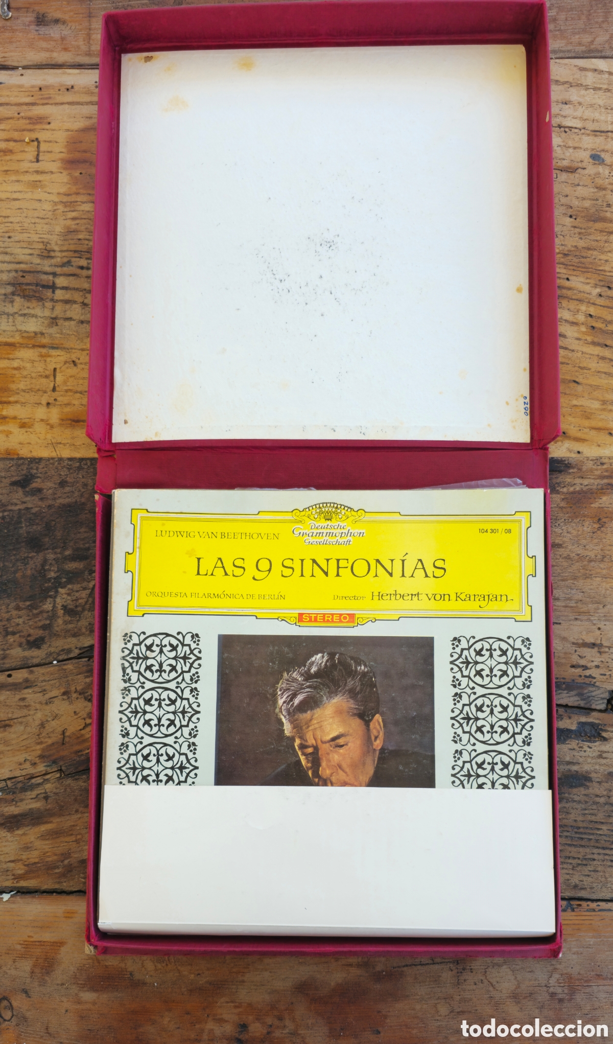 Discos de vinilo: Caja 9 sinfon&iacute;as Beethoven - Foto 4