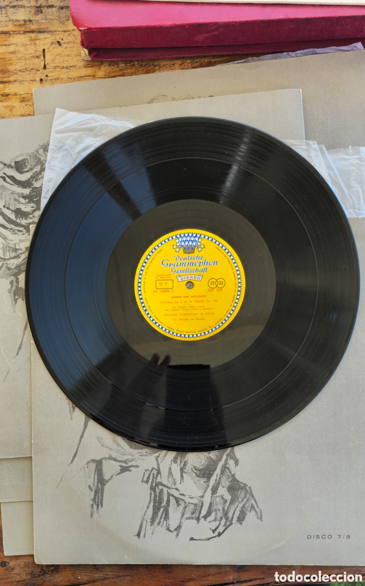 Discos de vinilo: Caja 9 sinfon&iacute;as Beethoven - Foto 7