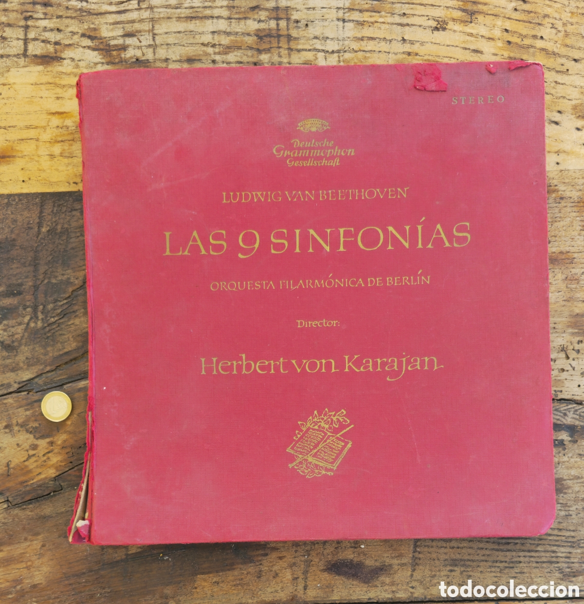 Discos de vinilo: Caja 9 sinfon&iacute;as Beethoven - Foto 1