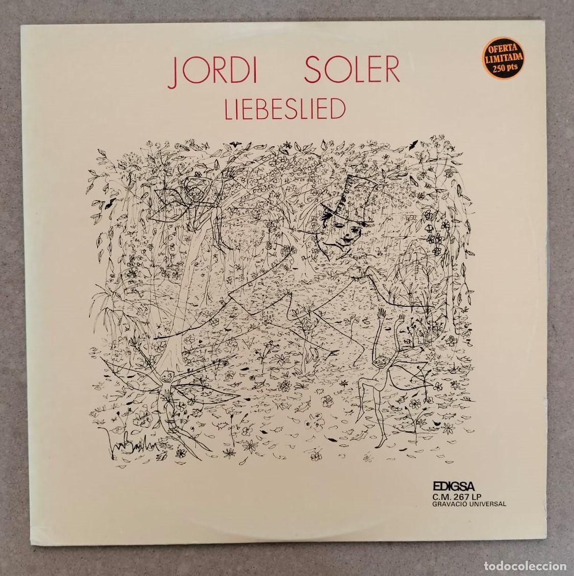 Discos de vinilo: Jordi Soler (Toti Soler) - Liebeslied (LP, vinilo) - Foto 1