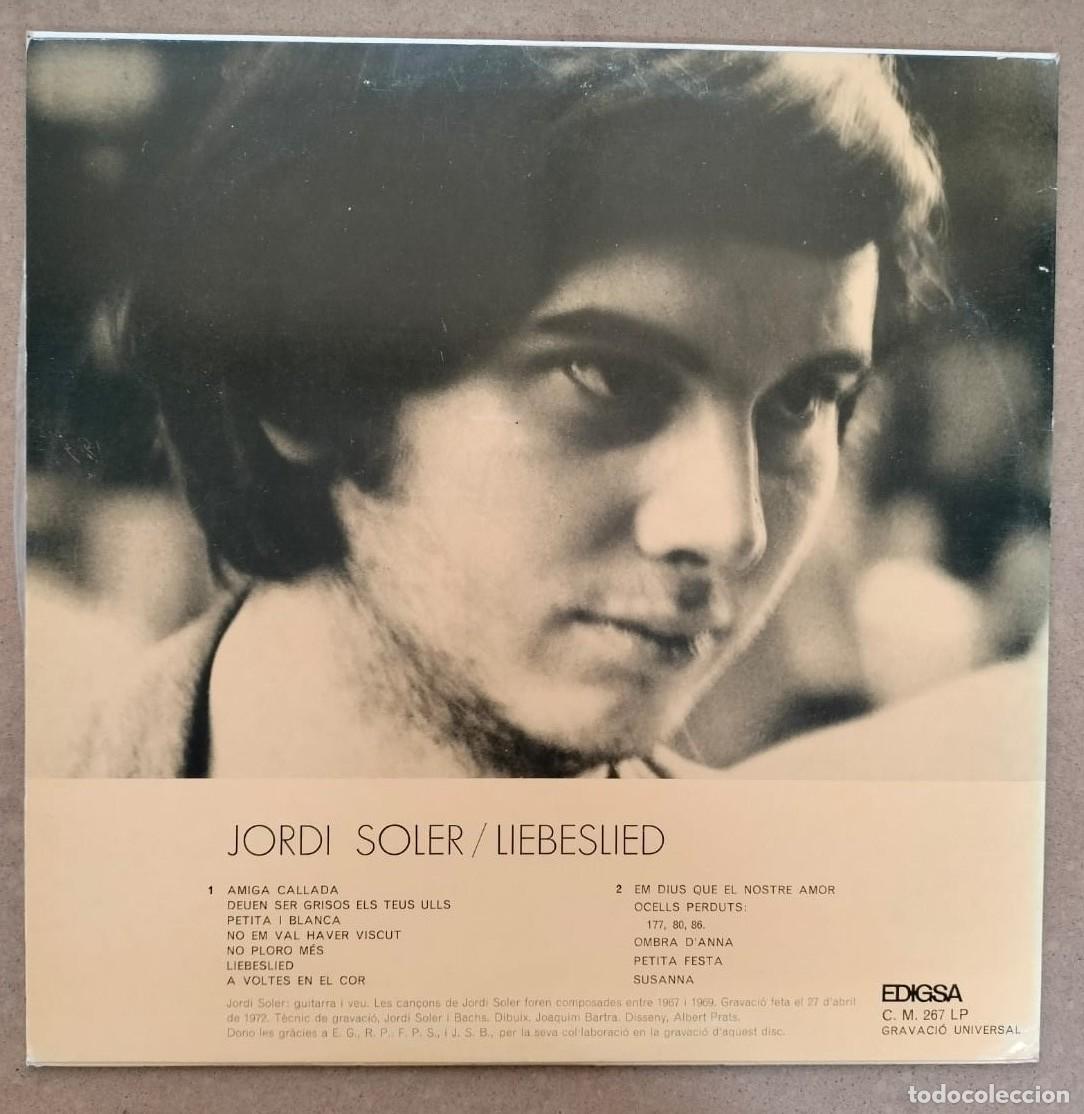 Discos de vinilo: Jordi Soler (Toti Soler) - Liebeslied (LP, vinilo) - Foto 2