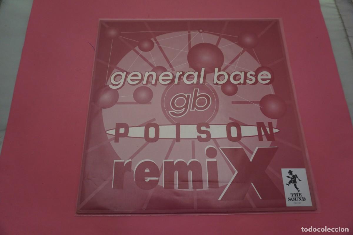 Discos de vinilo: MAXI SINGLE - General Base &ndash; Poison (Remix) - DISCO EN ESTADO EXCELENTE - Foto 1