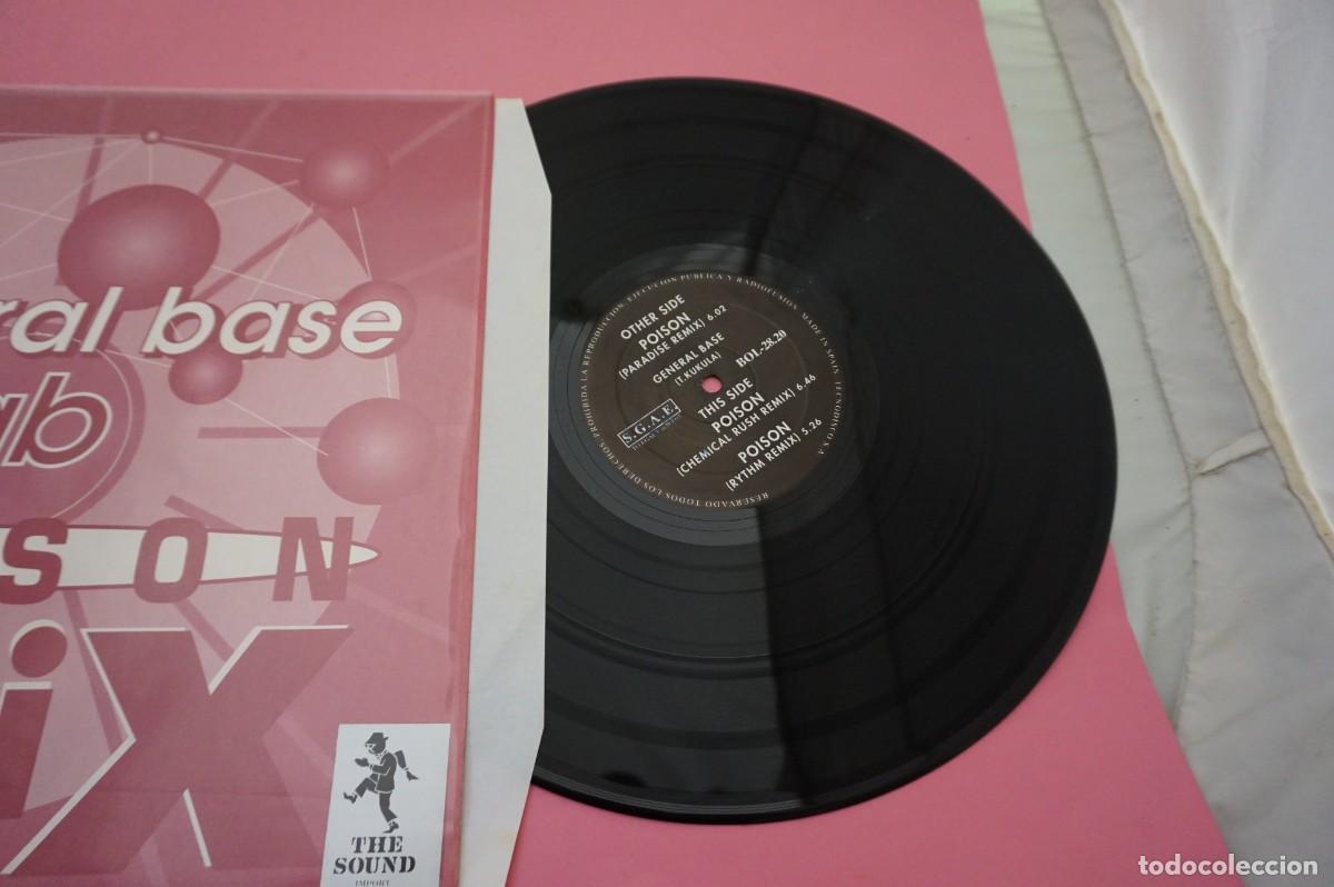 Discos de vinilo: MAXI SINGLE - General Base &ndash; Poison (Remix) - DISCO EN ESTADO EXCELENTE - Foto 2