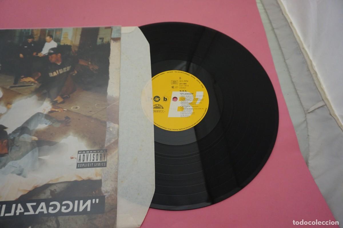 Discos de vinilo: MAXI SINGLE - N.W.A. &ndash; Efil4zaggin - DISCO EN ESTADO EXCELENTE - Foto 2