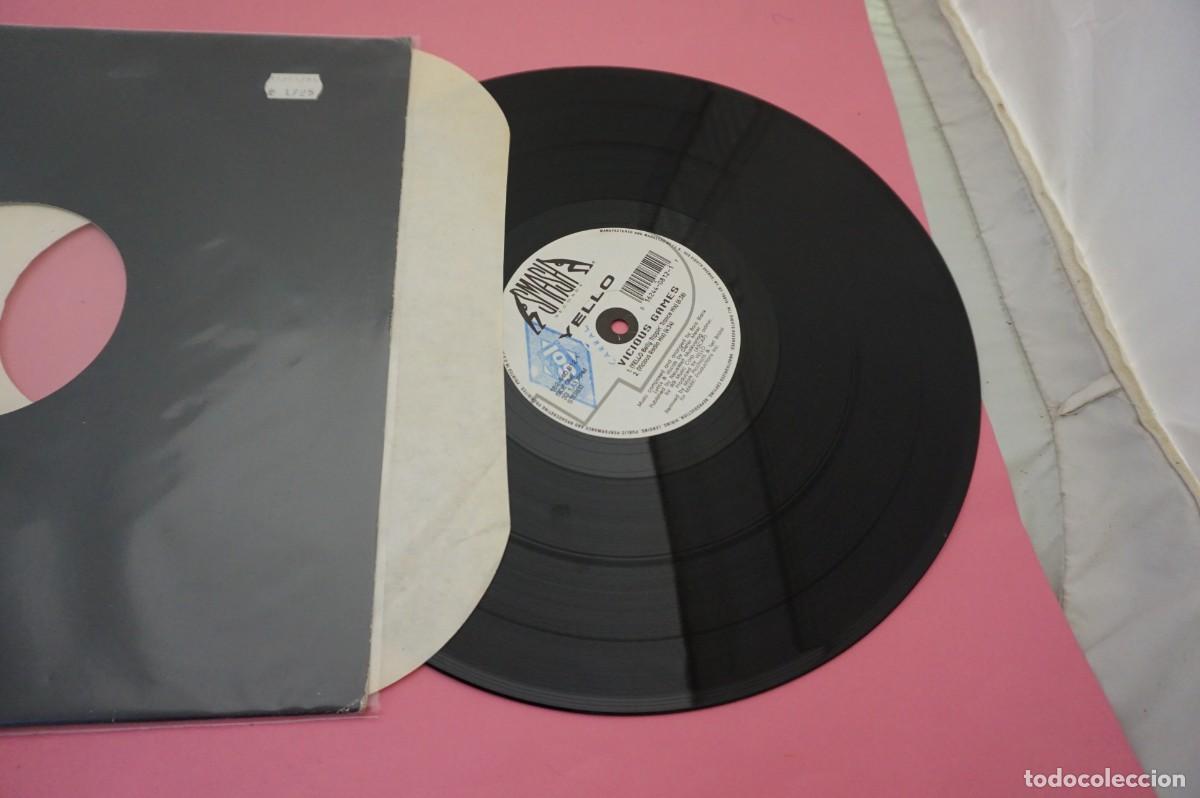 Discos de vinilo: MAXI SINGLE - Yello &ndash; Vicious Games - DISCO EN ESTADO EXCELENTE - Foto 2