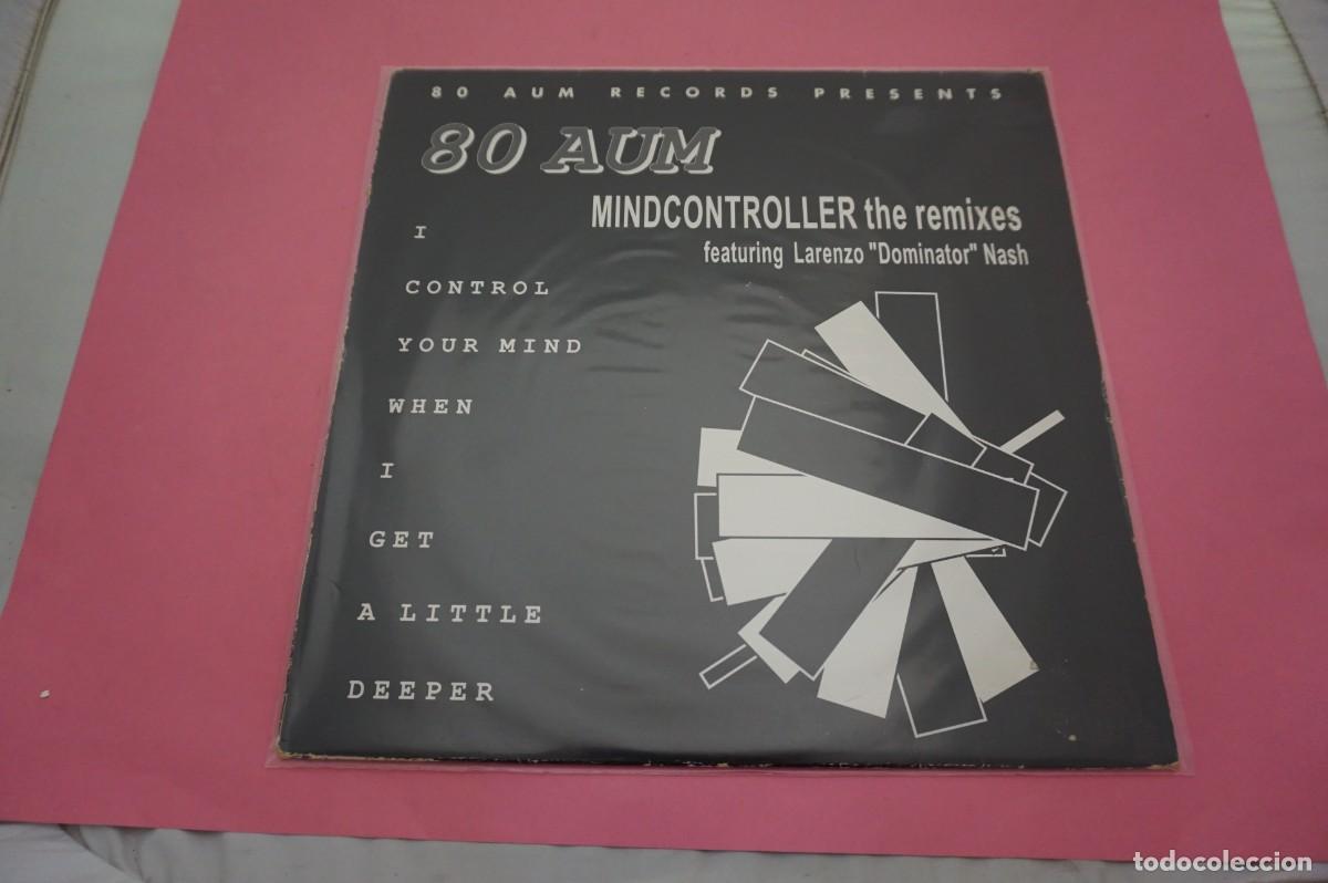 Discos de vinilo: MAXI SINGLE - 80 Aum &ndash; Mindcontroller (The Remixes) - DISCO EN ESTADO EXCELENTE - Foto 1
