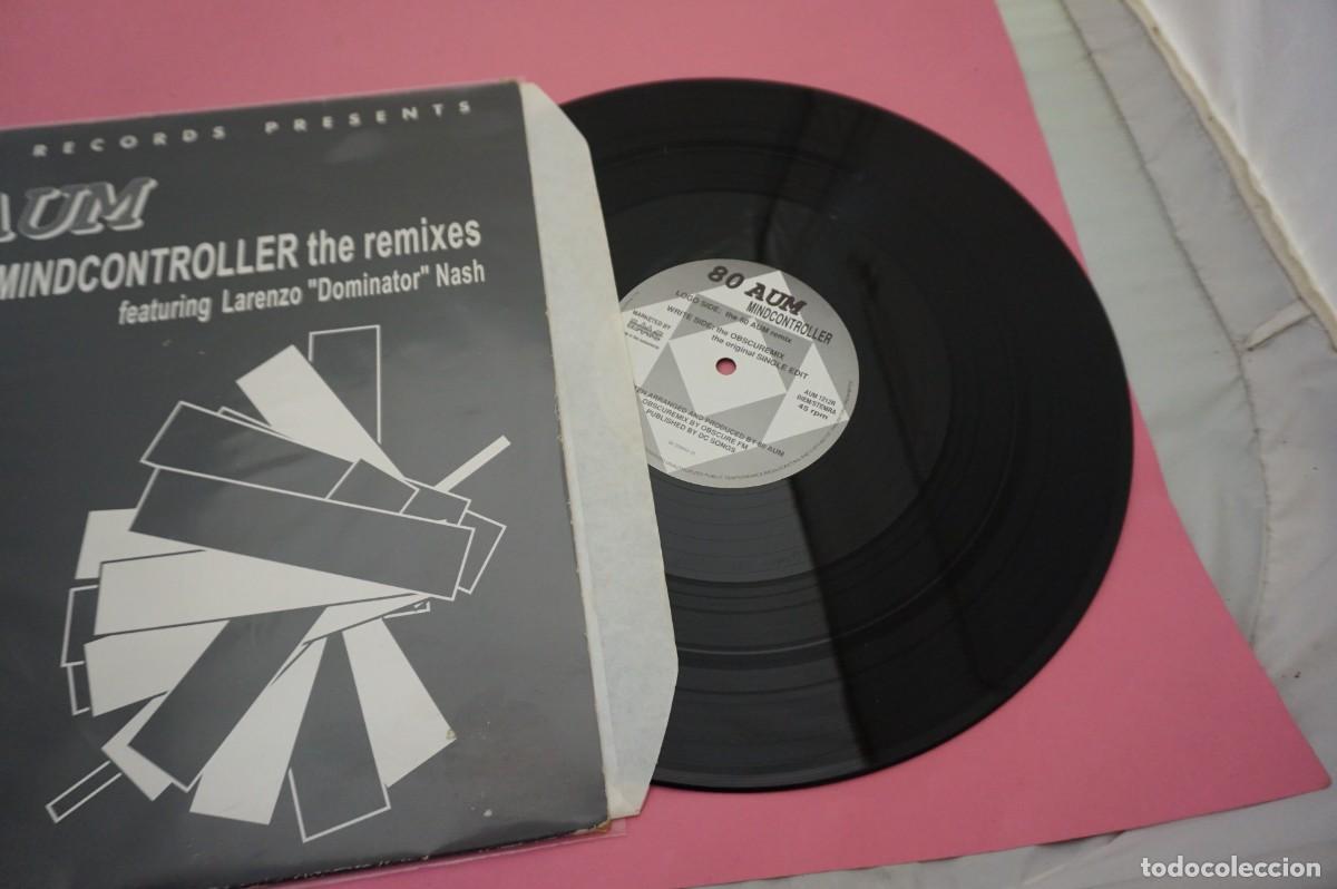 Discos de vinilo: MAXI SINGLE - 80 Aum &ndash; Mindcontroller (The Remixes) - DISCO EN ESTADO EXCELENTE - Foto 2