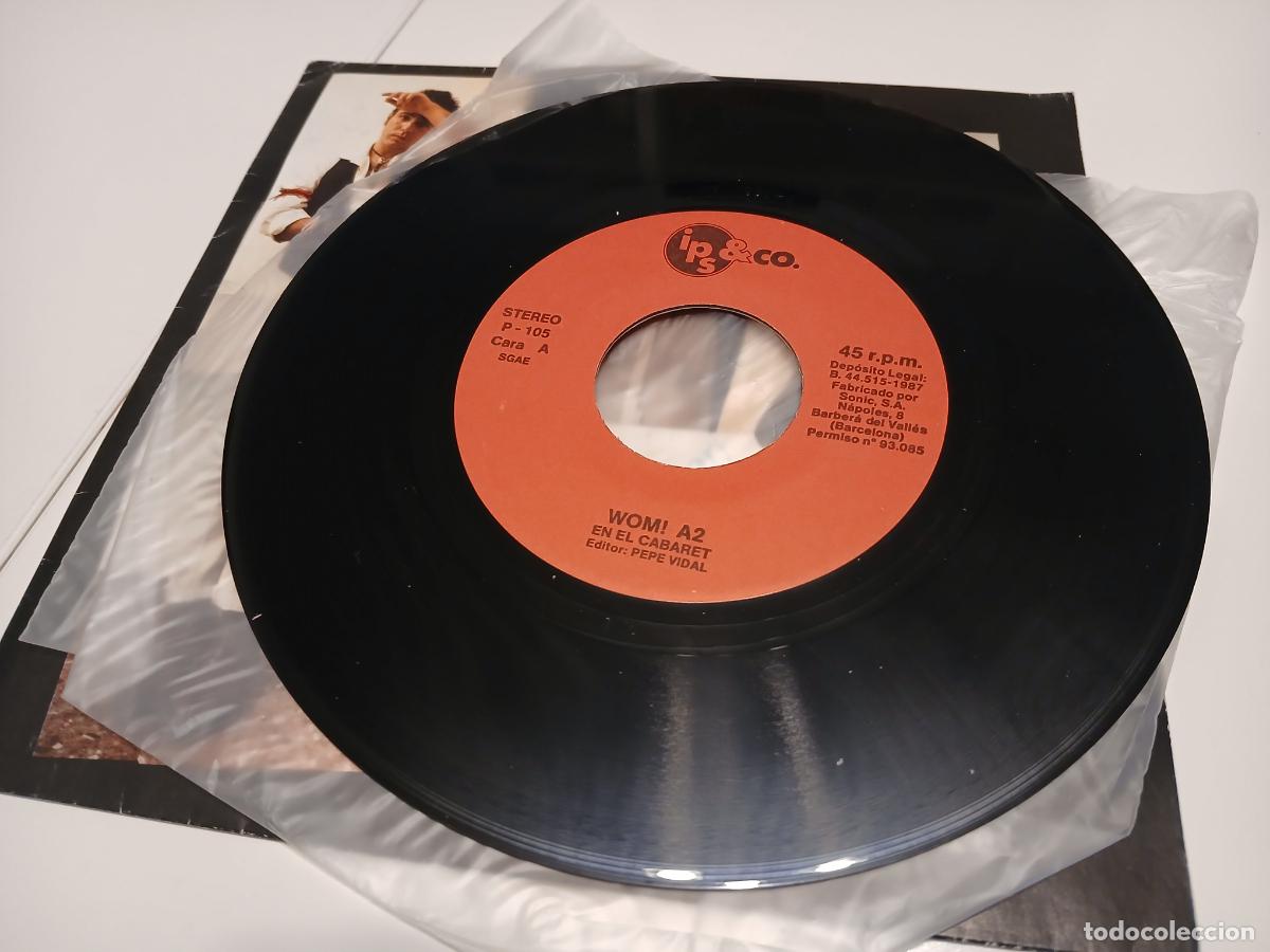 Discos de vinilo: Wom! a2 -En el cabaret- (1987) single 7&rdquo; - Foto 3