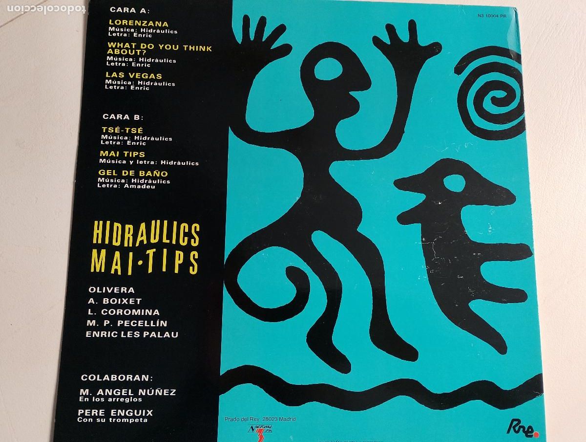 Discos de vinilo: Hidraulics Mai Tips &lrm;&ndash; El Reba&ntilde;o 1987 - Foto 3