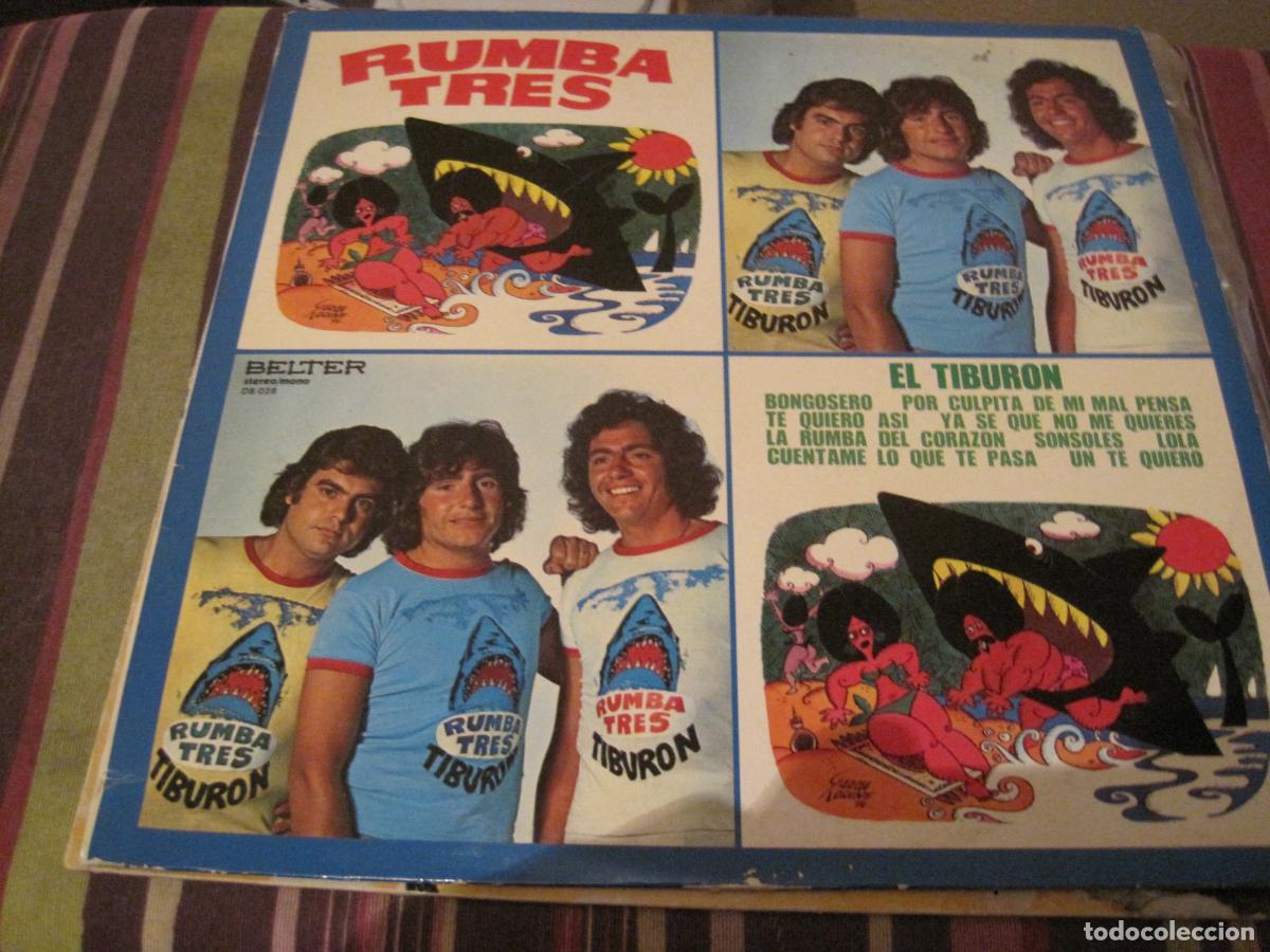 Discos de vinilo: LP RUMBA TRES EL TIBUR&Oacute;N BLETER - Foto 1
