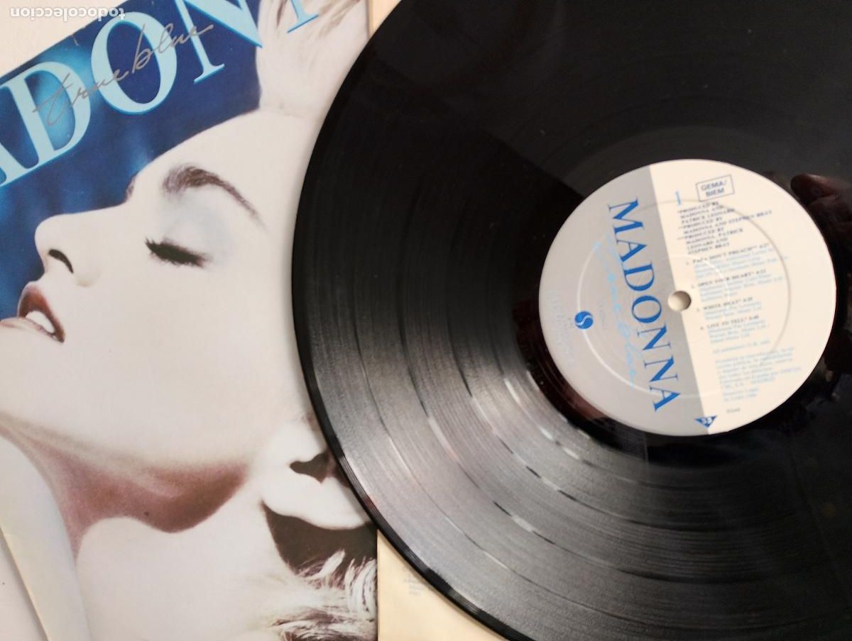 Discos de vinilo: MADONNA, TRUE BLUE, EDICION ESPA&Ntilde;OLA 1986 - Foto 4