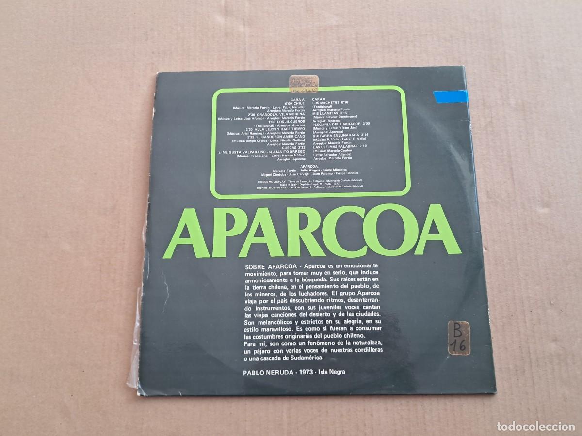 Discos de vinilo: APARCOA - CHILE LP GATEFOLD 1977 EDICION ESPA&Ntilde;OLA - Foto 6