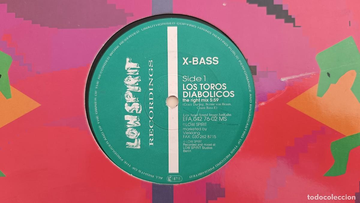 Discos de vinilo: X-Bass &ndash; Los Toros Diabolicos / High Feeling - Foto 1