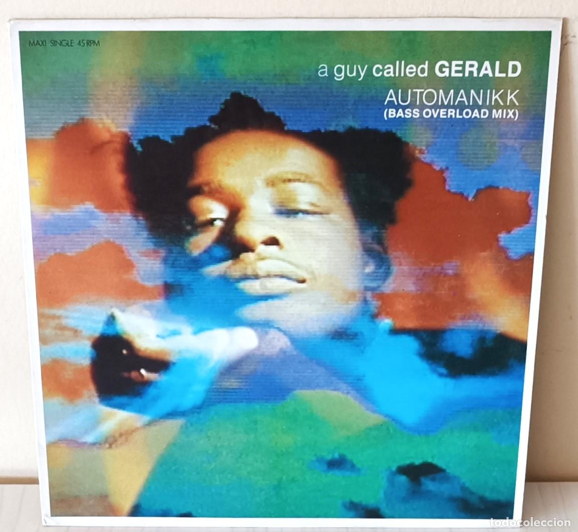 Discos de vinilo: A GUY CALLED GERALD - AUTOMANIKK MAXI CBS - 1990 - Foto 1