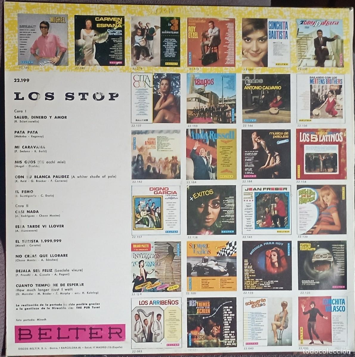 Discos de vinilo: LOS STOP LP. DISCOS BELTER. 1968. - Foto 2