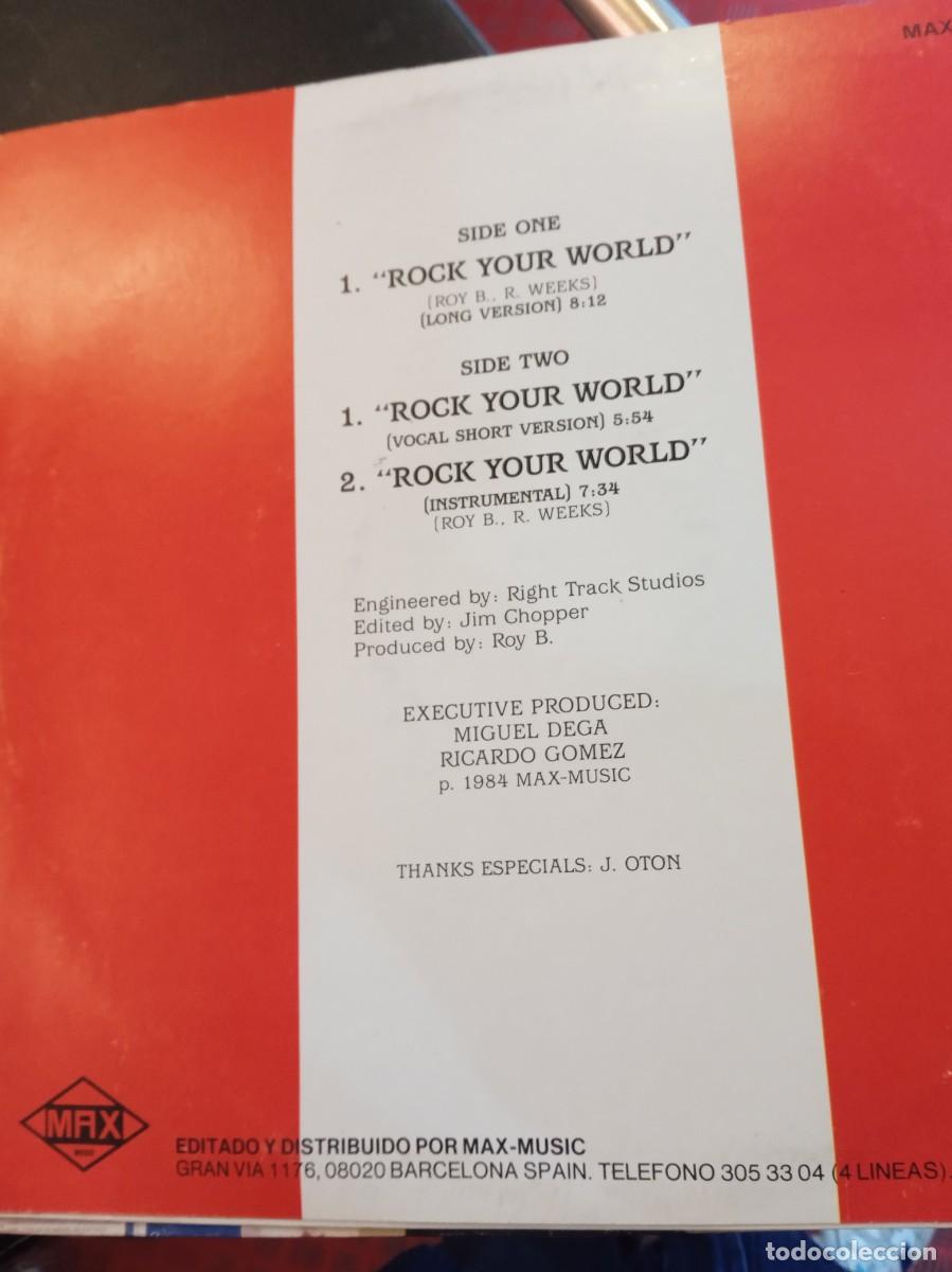 Discos de vinilo: WEEKS & CO- ROCK YOUR WORLD. MAXISINGLE. - Foto 2