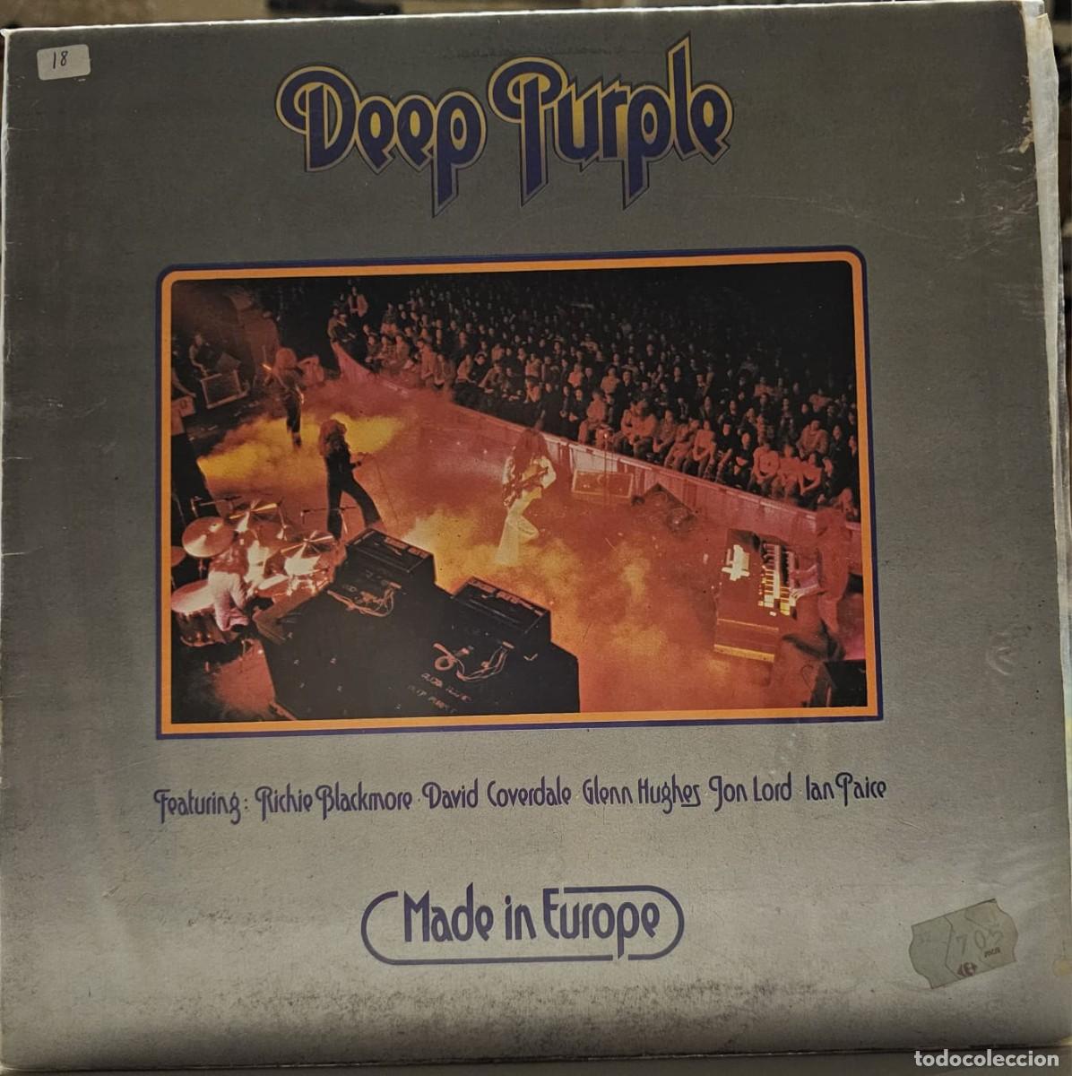 Discos de vinilo: Vinilo Deep Purple Made in Europe - Foto 1