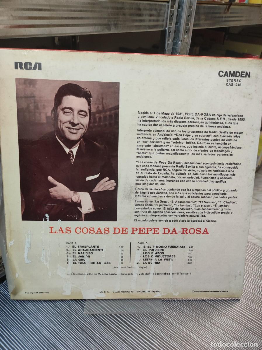 Discos de vinilo: Pepe Da Rosa &ndash; Las Cosas De Pepe Da-Rosa - Foto 2