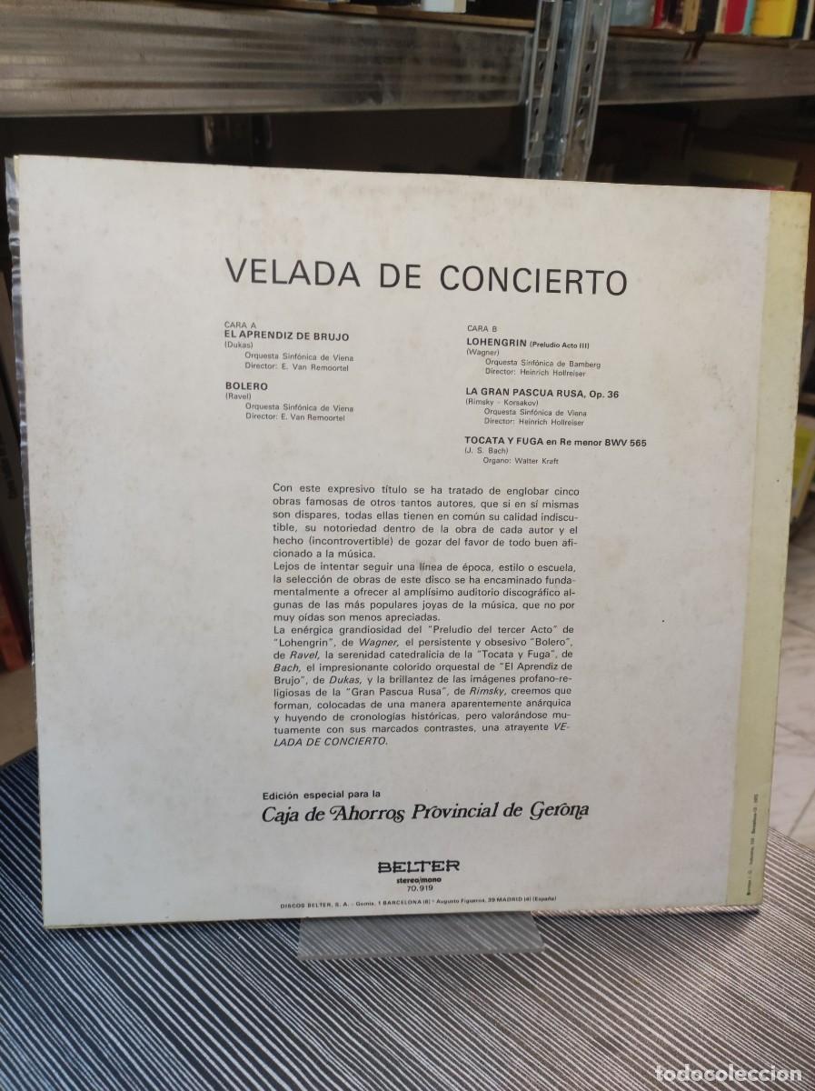 Discos de vinilo: Velada De Concierto - - Foto 2