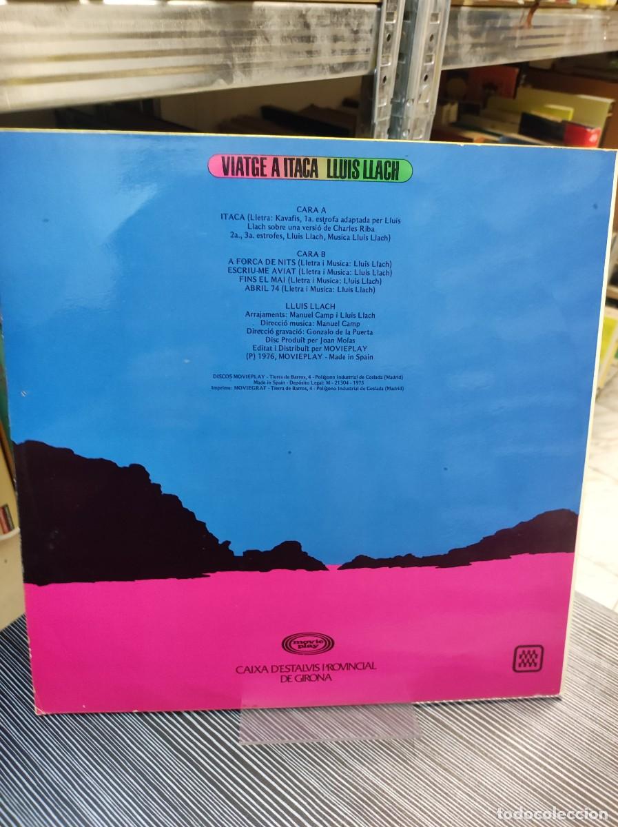 Discos de vinilo: Lluis Llach &ndash; Viatge A Itaca - Foto 2