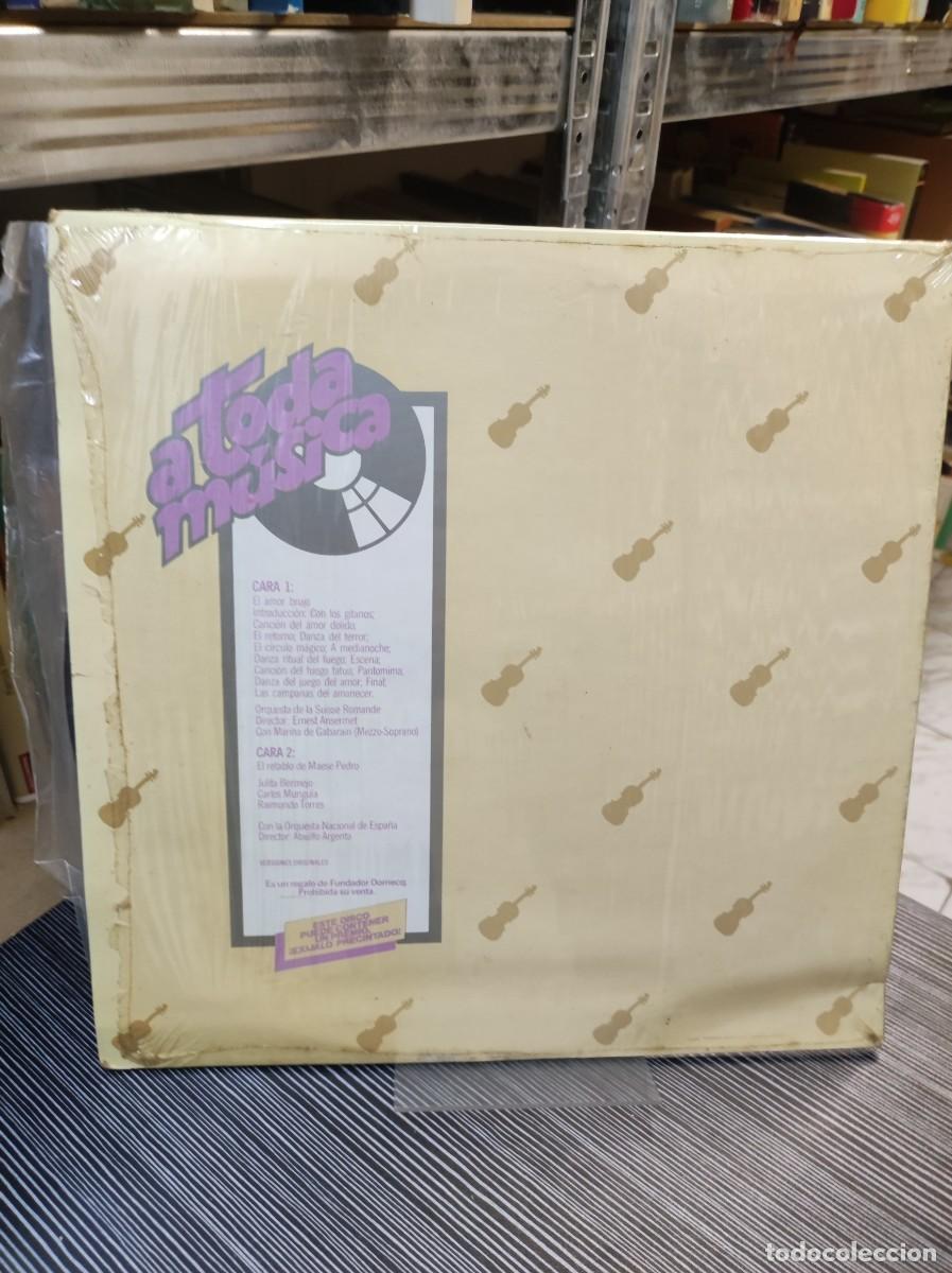 Discos de vinilo: manuel de falla el amor brujo el retablo de maese pedro - Foto 2