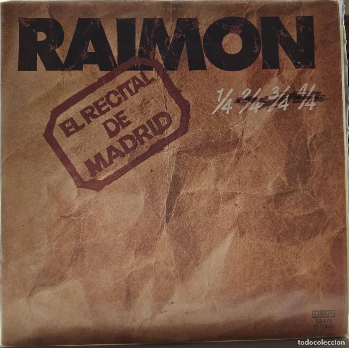 Discos de vinilo: Vinilo Raimon El Recital de Madrid - Foto 1