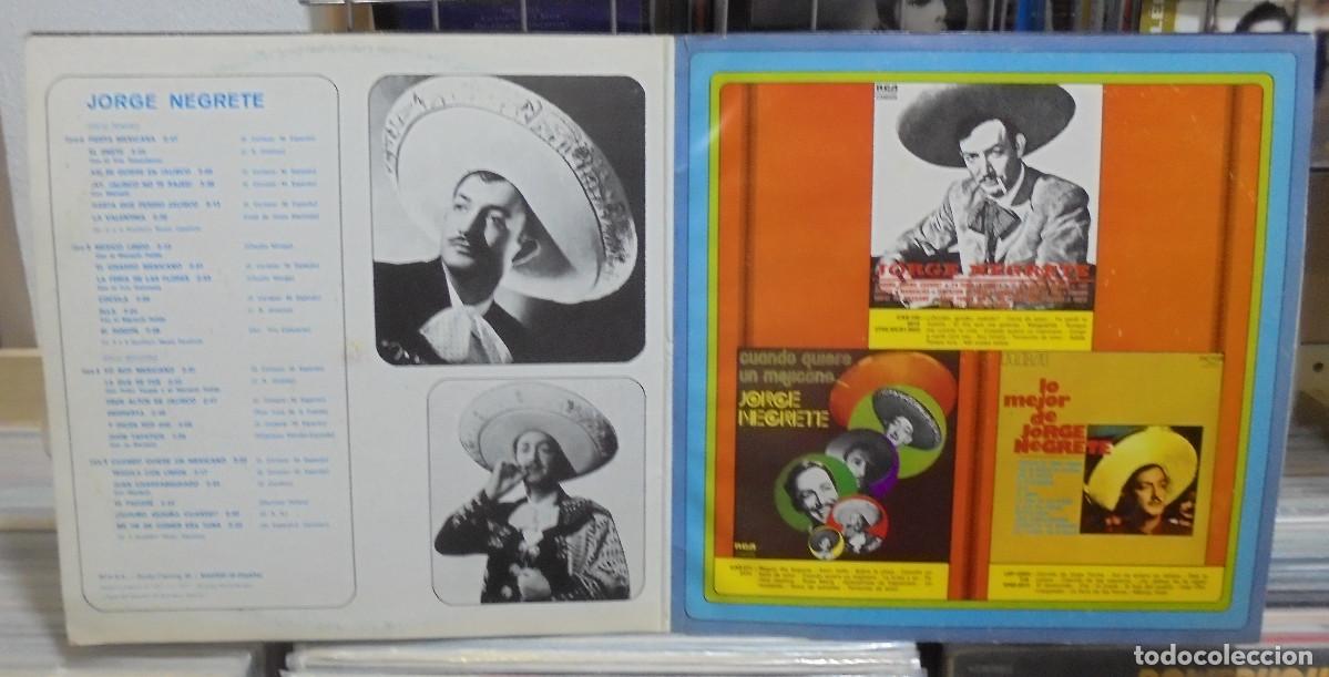 Discos de vinilo: Jorge Negrete. RCA 1972 -- 2 LP s - Foto 2