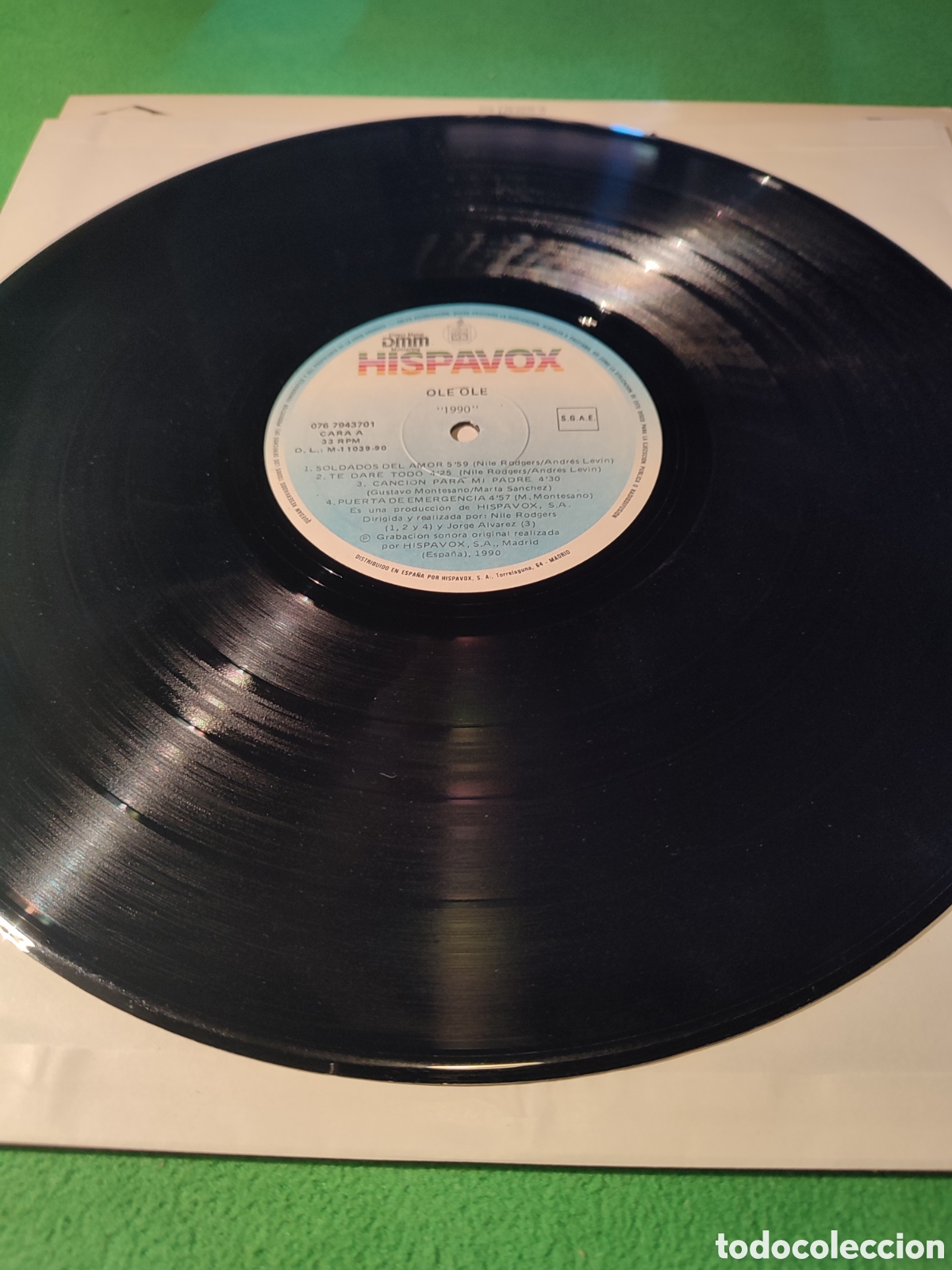 Discos de vinilo: Ole Ole - El 1990 edici&oacute;n del mismo a&ntilde;o - Foto 3