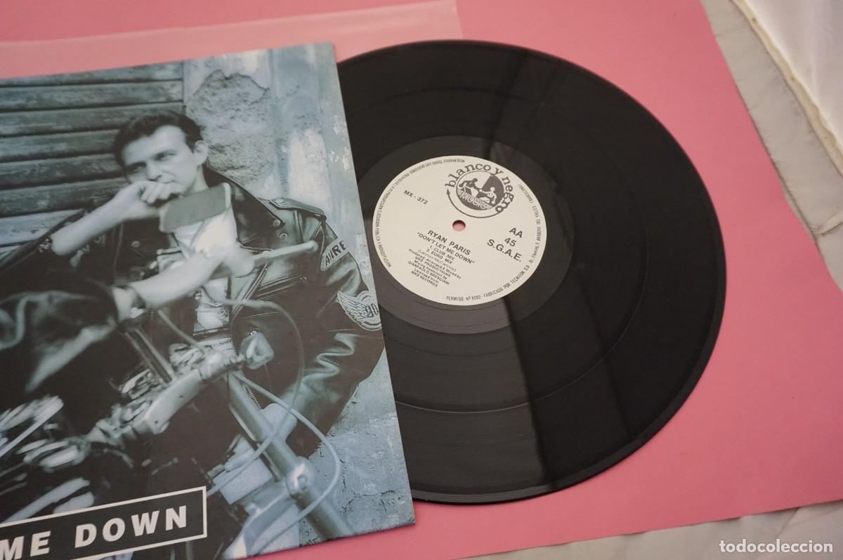 Discos de vinilo: MAXI SINGLE - RYAN PARIS - DON`T LET ME DOWN - DISCO EN EXCELENTE ESTADO - Foto 2