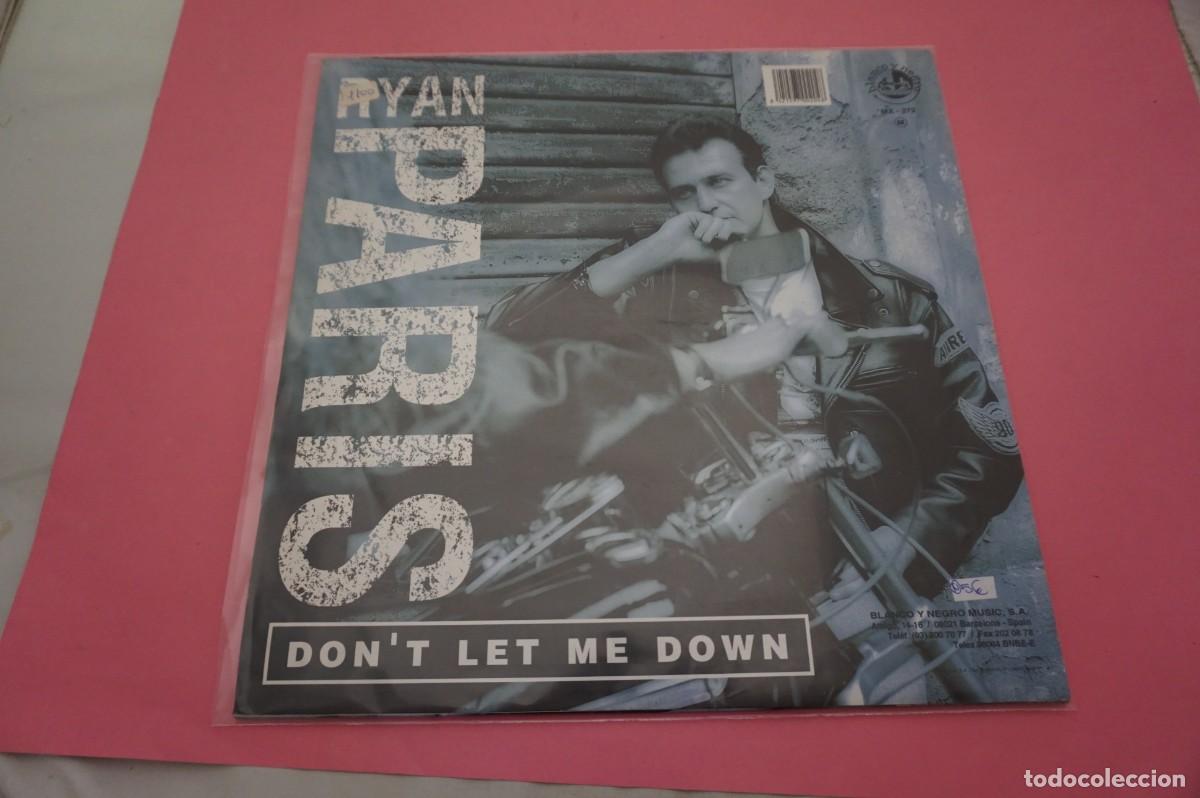 Discos de vinilo: MAXI SINGLE - RYAN PARIS - DON`T LET ME DOWN - DISCO EN EXCELENTE ESTADO - Foto 3