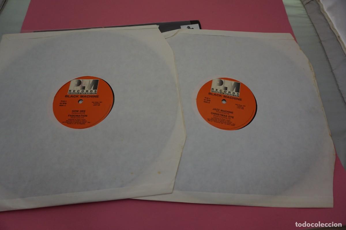 Discos de vinilo: MAXI SINGLE - DOBLE MAXI - Black Machine &ndash; Double Mix - DISCO EN EXCELENTE ESTADO - Foto 2