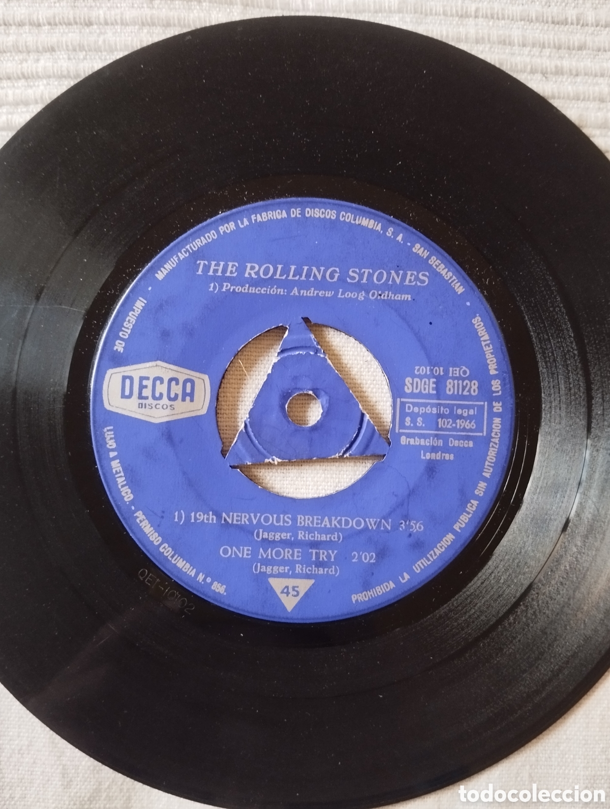 Discos de vinilo: The Rolling Stones - 19th Nervous Breakdown - EP - Foto 3