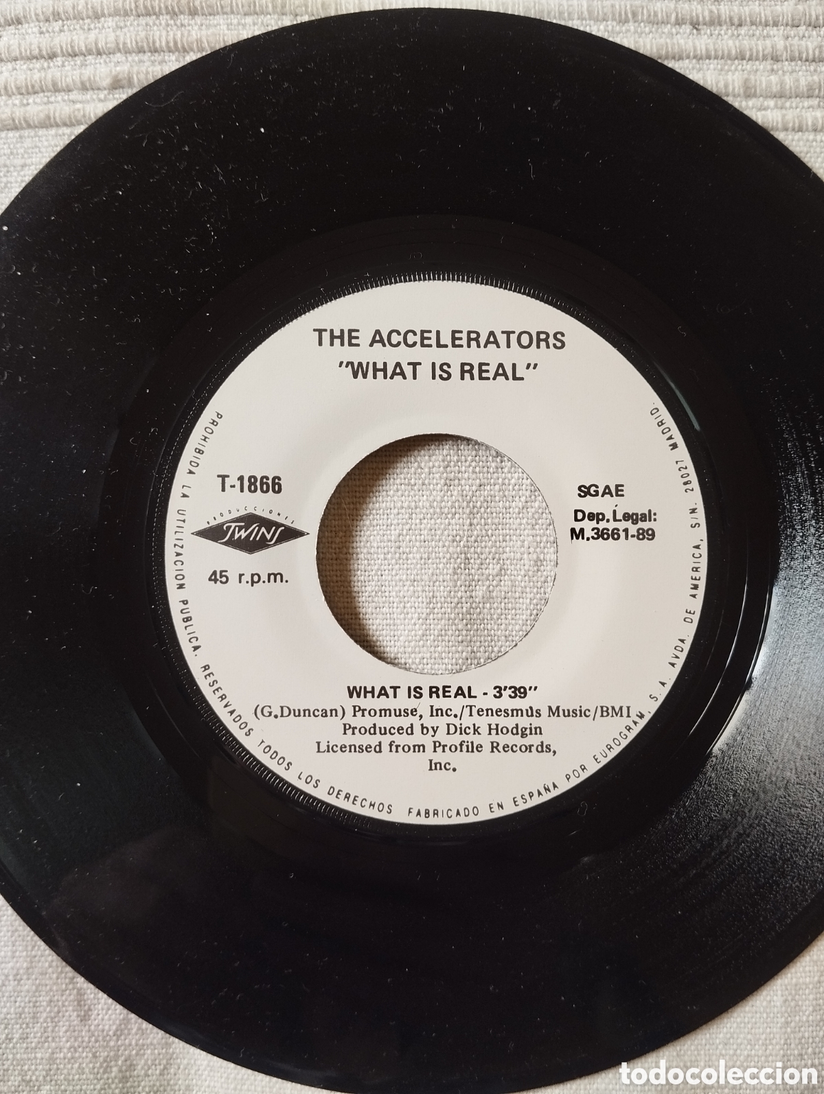 Discos de vinilo: The Accelerators - What a real - single promo - Foto 4