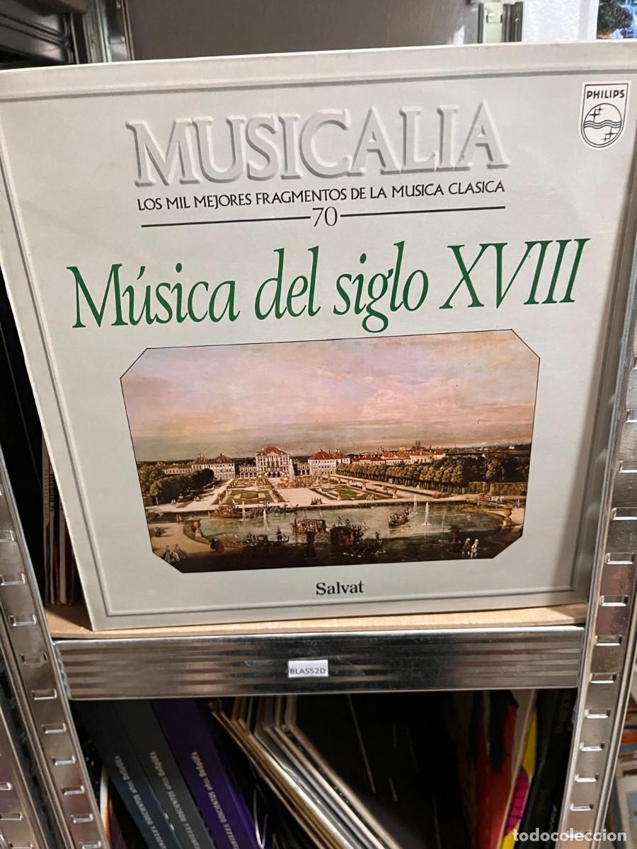 Dischi in vinile: BLAS52D DISCO VINILO LP MUSICALIA musica del siglo xviii