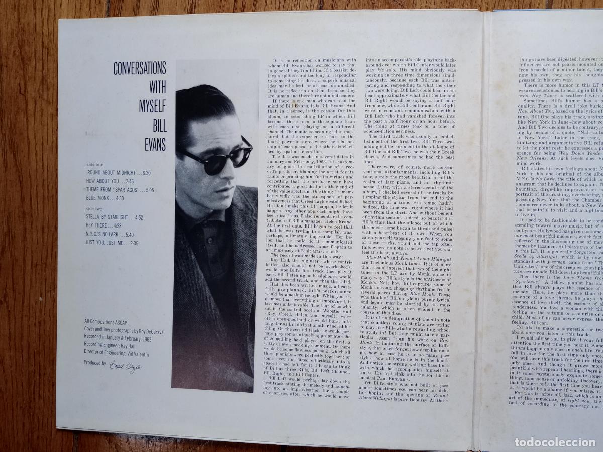 Discos de vinilo: Bill Evans - conversations with myself - Foto 2