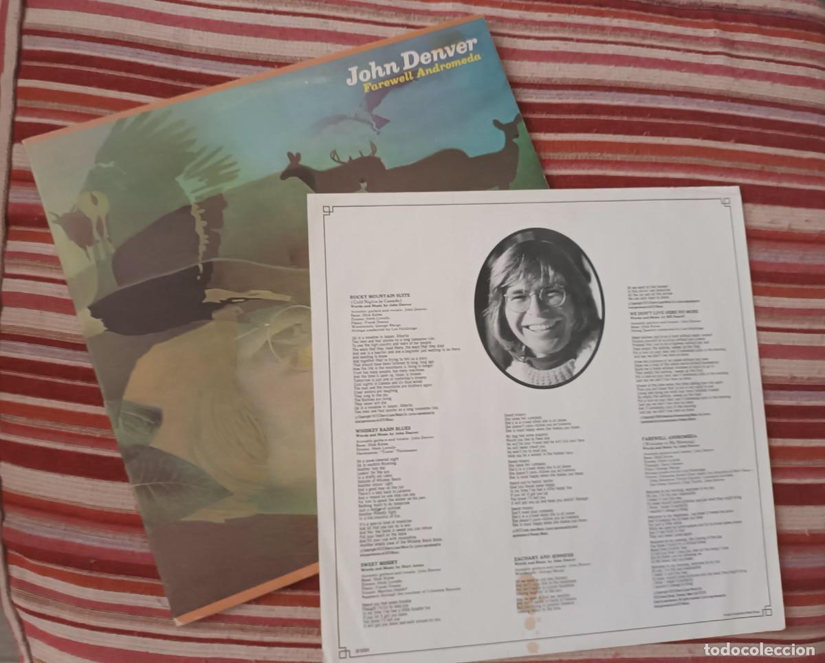 Discos de vinilo: JOHN DENVER - FAREWELL ANDROMEDA - LP - Foto 5