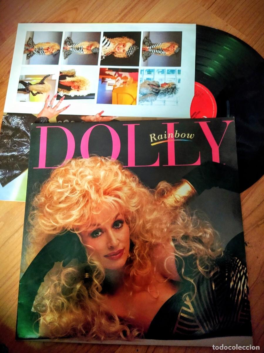 Discos de vinilo: Dolly Parton &ndash; Rainbow lp con encarte original hol - Foto 1