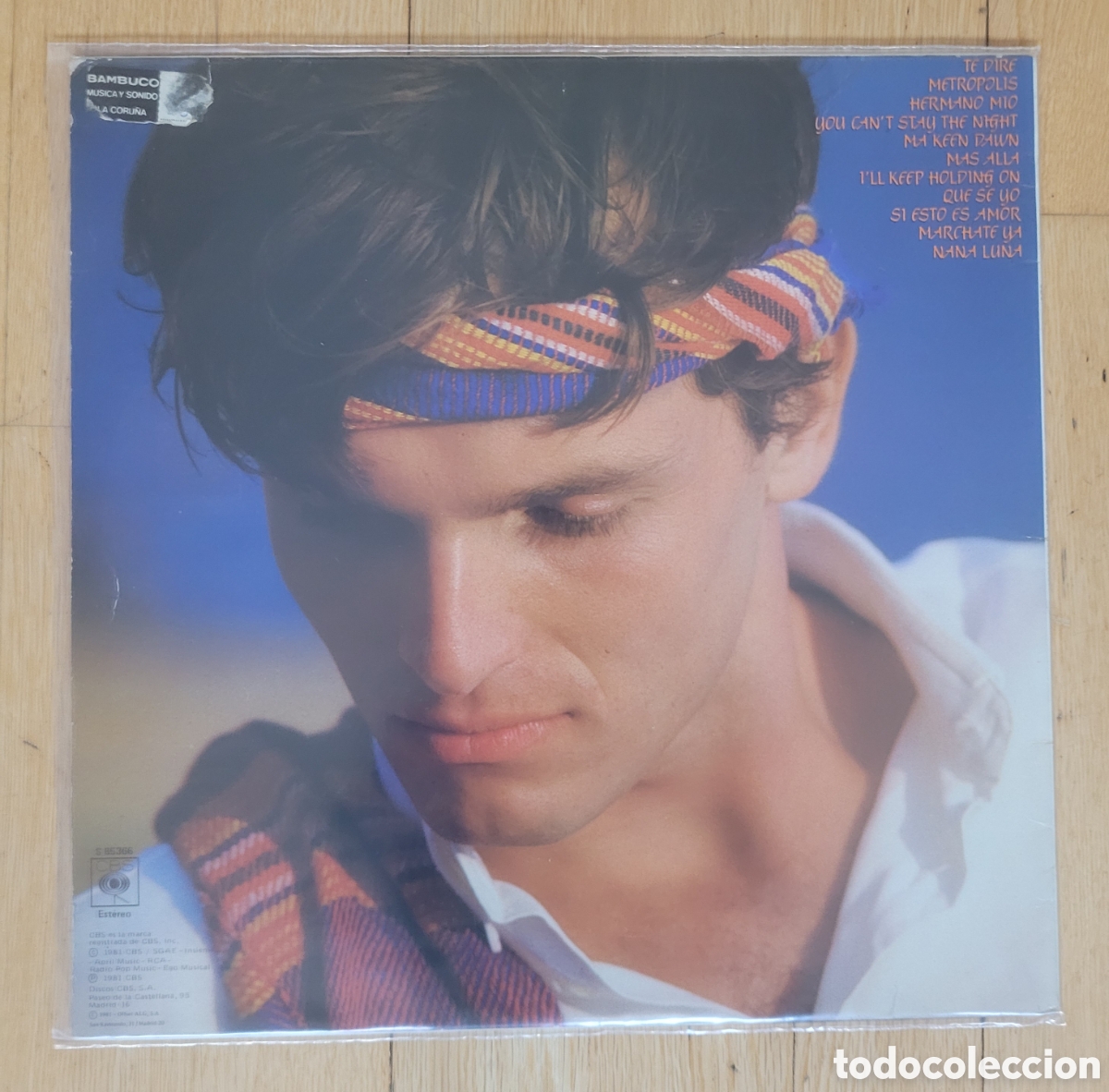 Discos de vinilo: Miguel Bose Mas alla lp. - Foto 2