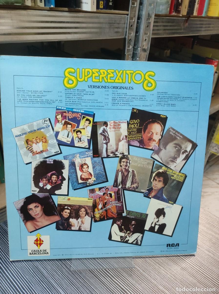 Discos de vinilo: SUPEREXITOS VERSIONES ORIGINALES - Foto 2