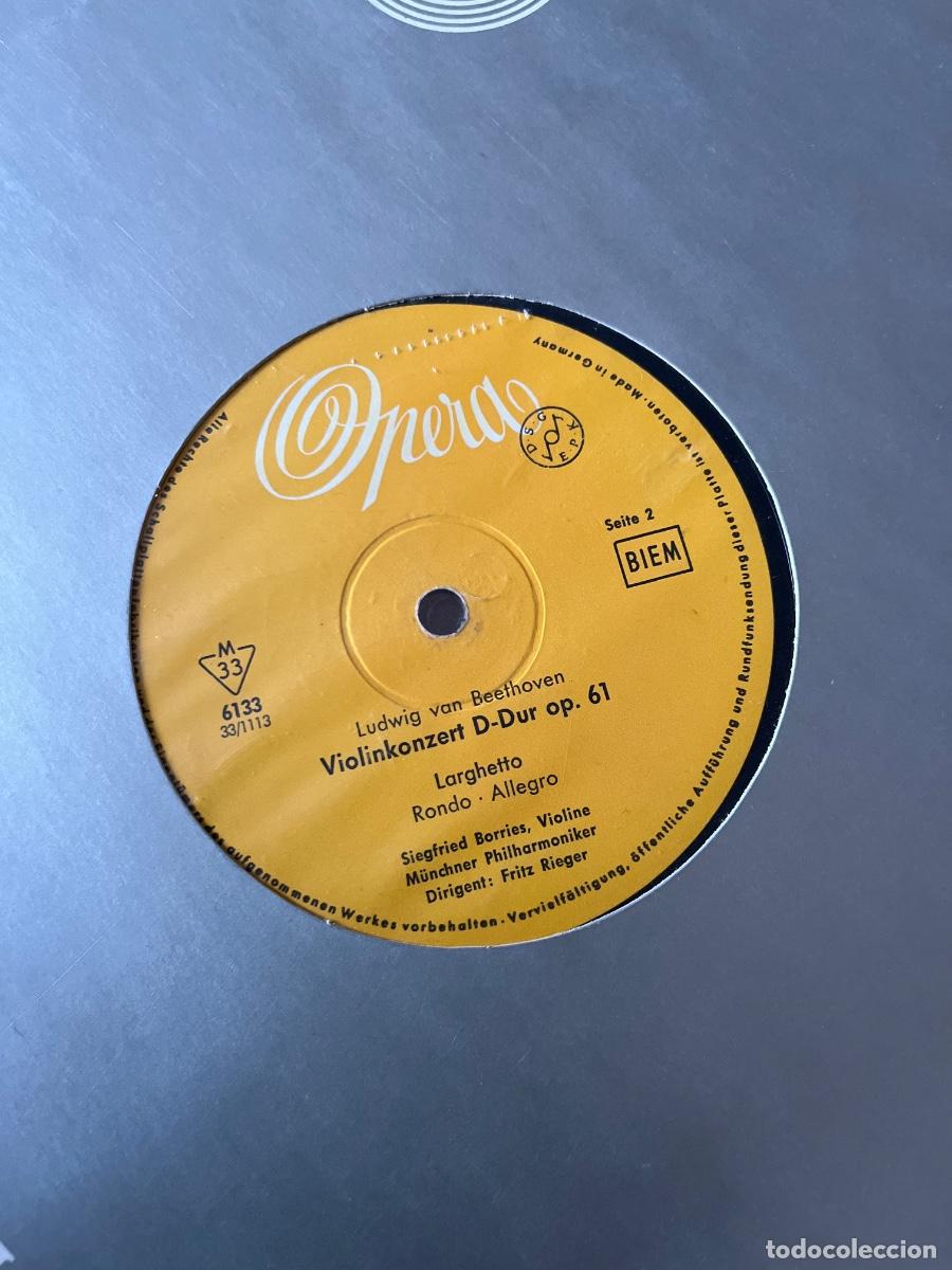 Discos de vinilo: Beethoven, concierto de viol&iacute;n Po. 61 - Foto 1