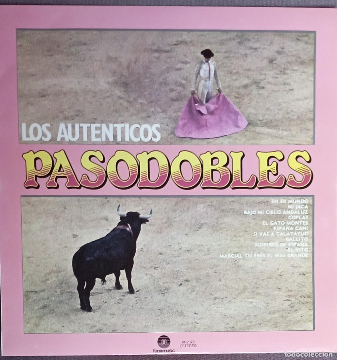 Discos de vinilo: LOS AUT&Eacute;NTICOS PASODOBLES. LP. VINILO. - Foto 1