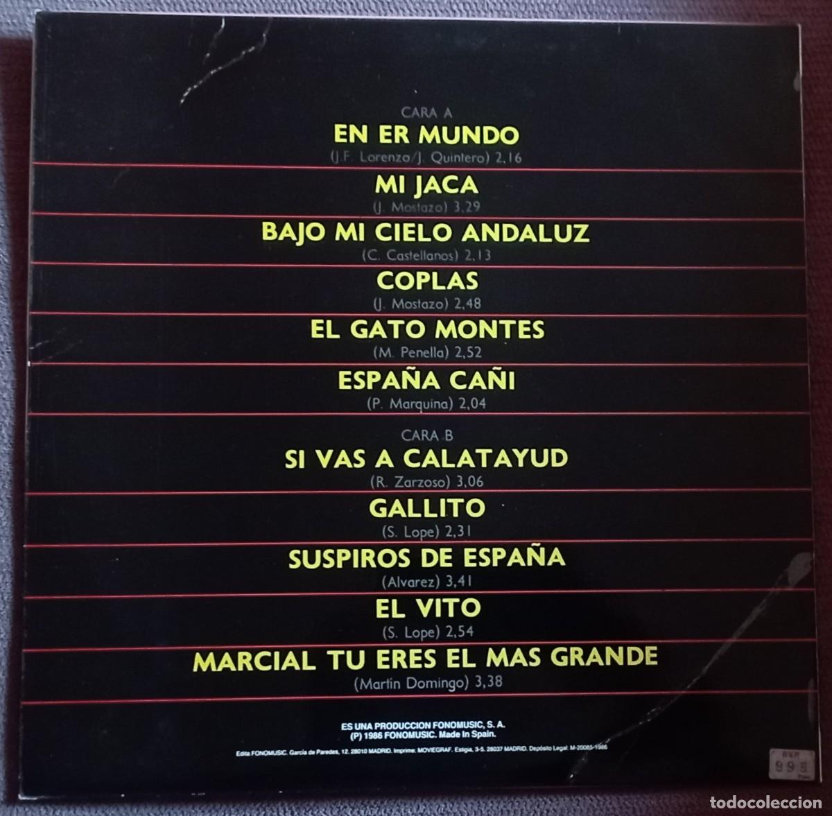 Discos de vinilo: LOS AUT&Eacute;NTICOS PASODOBLES. LP. VINILO. - Foto 2