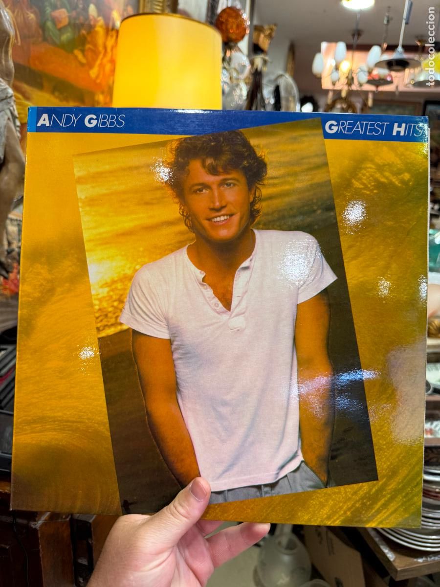 Discos de vinilo: LP ANDY GIBBS - GREATEST HITS - Foto 1