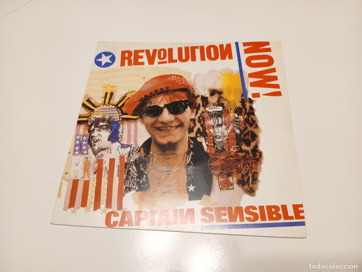 Discos de vinilo: Captain Sensible -Revolution now- (1987) single 7&rdquo; - Foto 1