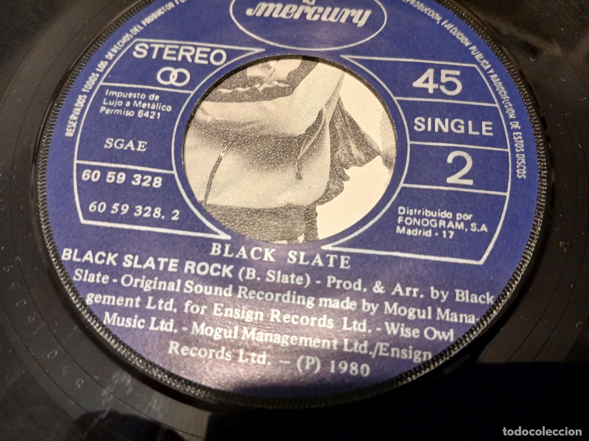 Discos de vinilo: Black slate -Amigo- (1980) single 7&rdquo; - Foto 3