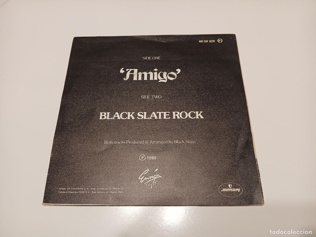 Discos de vinilo: Black slate -Amigo- (1980) single 7&rdquo; - Foto 5