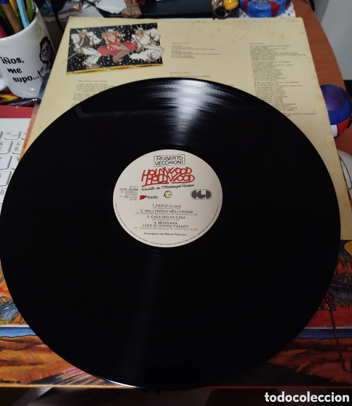 Discos de vinilo: Roberto Vecchioni - Hollywood Hollywood - Foto 2